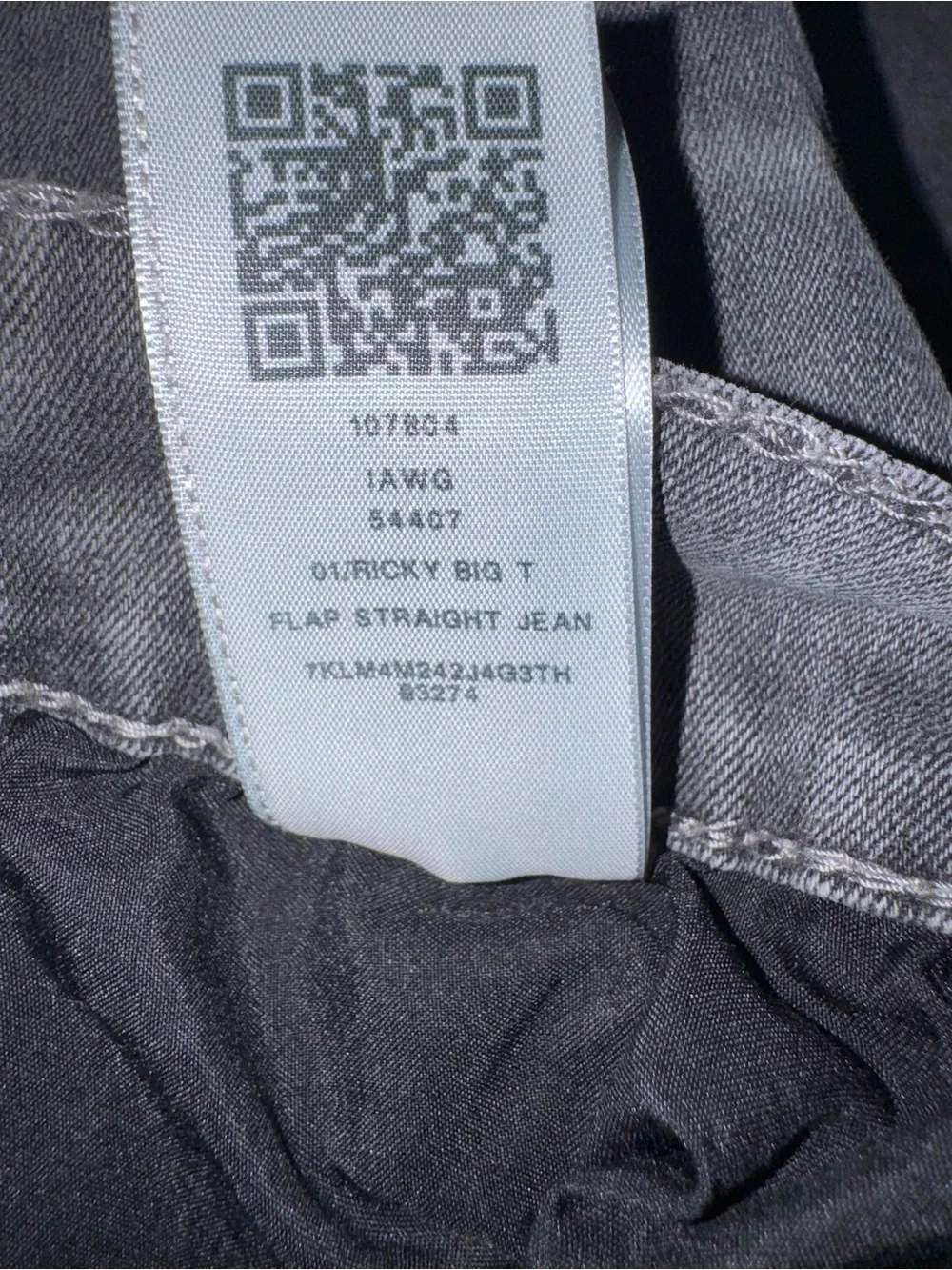 True Religion Ricky Jeans Mens 34 Gray Relaxed Straight Stretch Denim Y2K